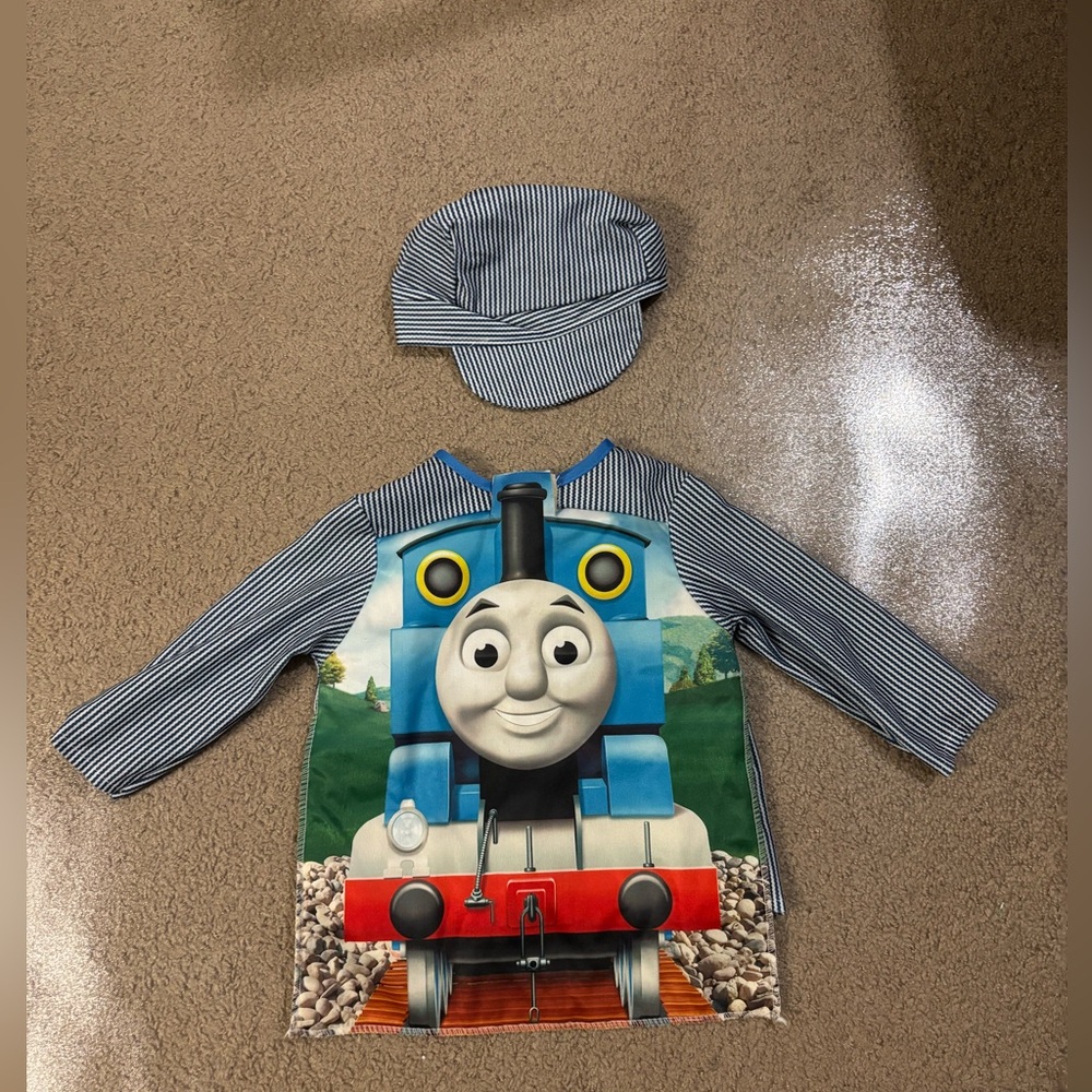 Thomas the train toddler Halloween costume 3T-4T pre-owned